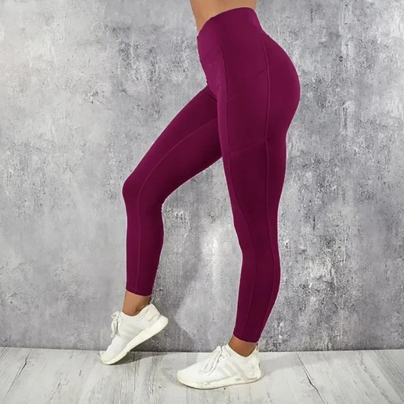 Leggings Push Up con Bolsillo – Talle Alto y Levanta Glúteos