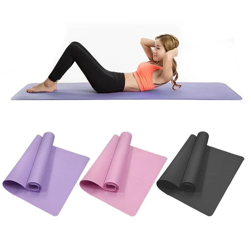 Esterilla de Yoga Antideslizante 4mm – EVA Ligera y Plegable para Yoga, Pilates y Fitness