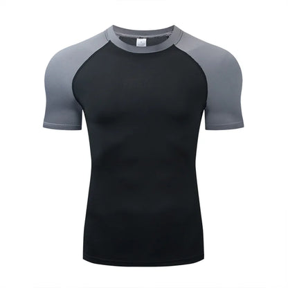 Camiseta de Compresión para Hombre – Secado Rápido, Transpirable y Ajuste ceñido para Entrenamiento y Running