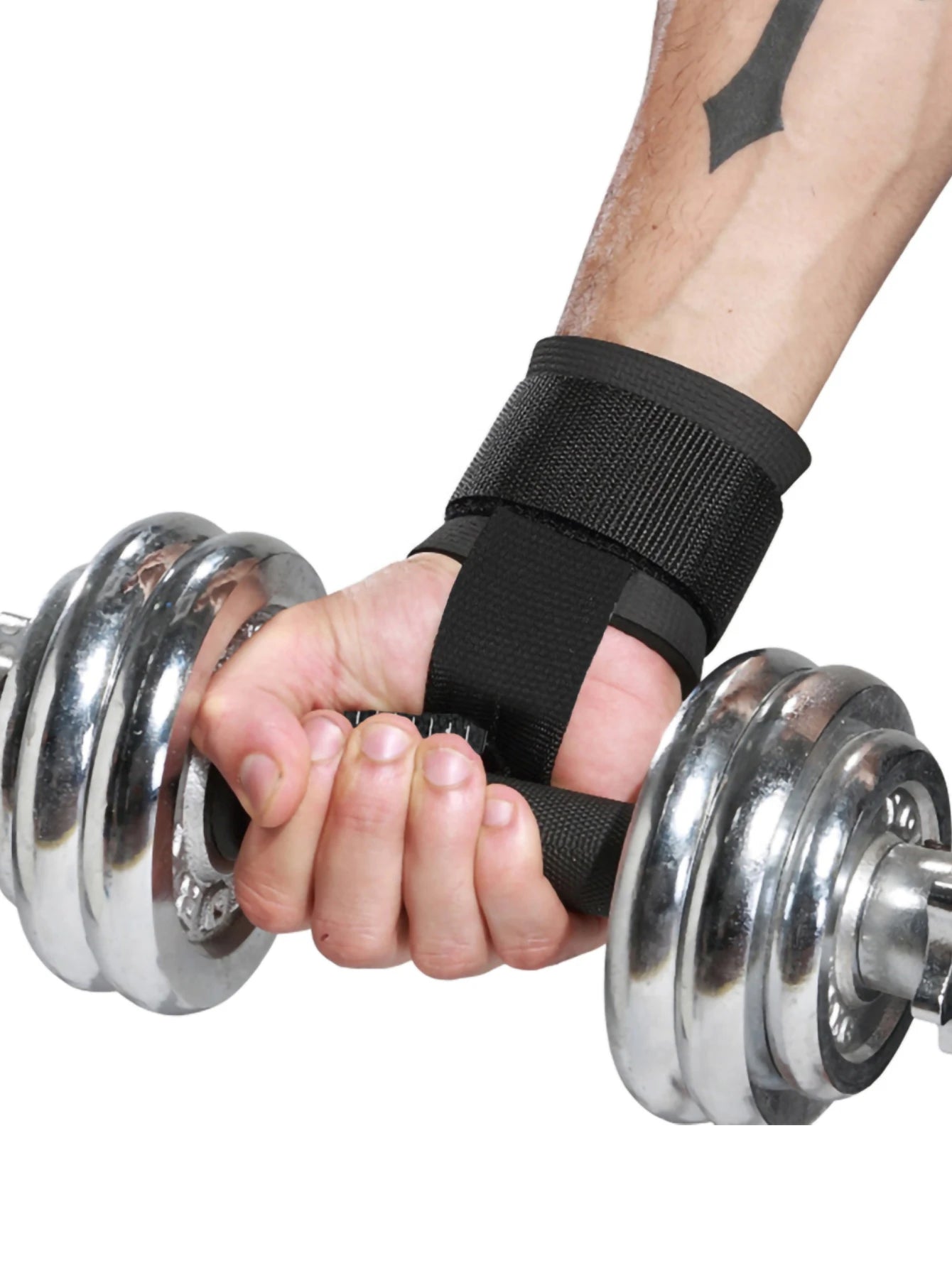 Correas de Levantamiento con Banda de Muñeca – Agarre Antideslizante para Powerlifting y Entrenamiento de Fuerza