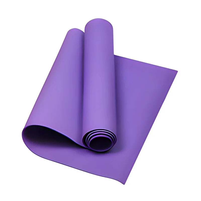 Esterilla de Yoga Antideslizante 4mm – EVA Ligera y Plegable para Yoga, Pilates y Fitness
