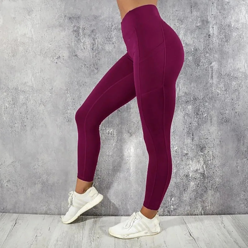 Leggings Push Up con Bolsillo – Talle Alto y Levanta Glúteos