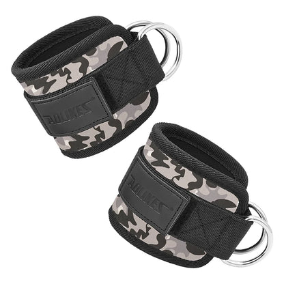 Correas Ajustables para Tobillo y Muñeca – Entrenamiento de Glúteos y Poleas en Gym