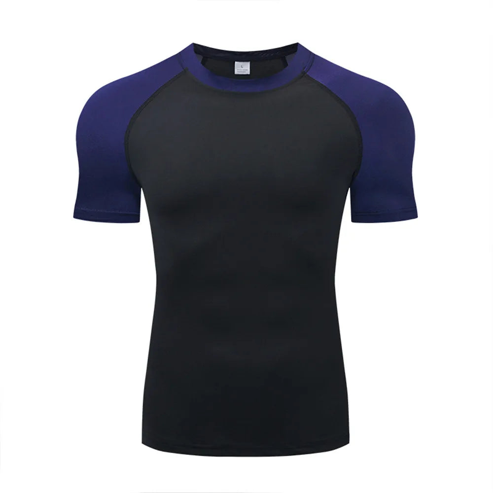 Camiseta de Compresión para Hombre – Secado Rápido, Transpirable y Ajuste ceñido para Entrenamiento y Running