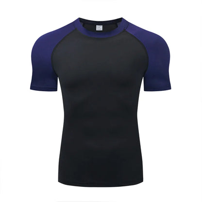 Camiseta de Compresión para Hombre – Secado Rápido, Transpirable y Ajuste ceñido para Entrenamiento y Running