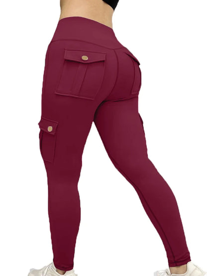 Leggings de Cintura Alta con Bolsillos – Ajuste Deportivo y Estilo Casual