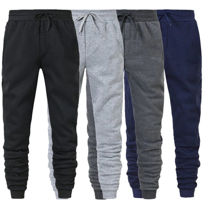 Joggers Deportivos Hombre – Pantalón Largo con Bolsillos y Cordón Ajustable para Gym y Uso Diario