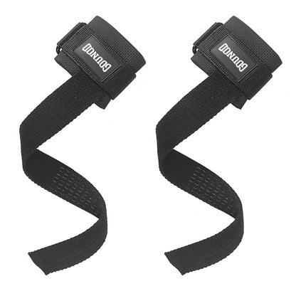Correas de Levantamiento con Banda de Muñeca – Agarre Antideslizante para Powerlifting y Entrenamiento de Fuerza