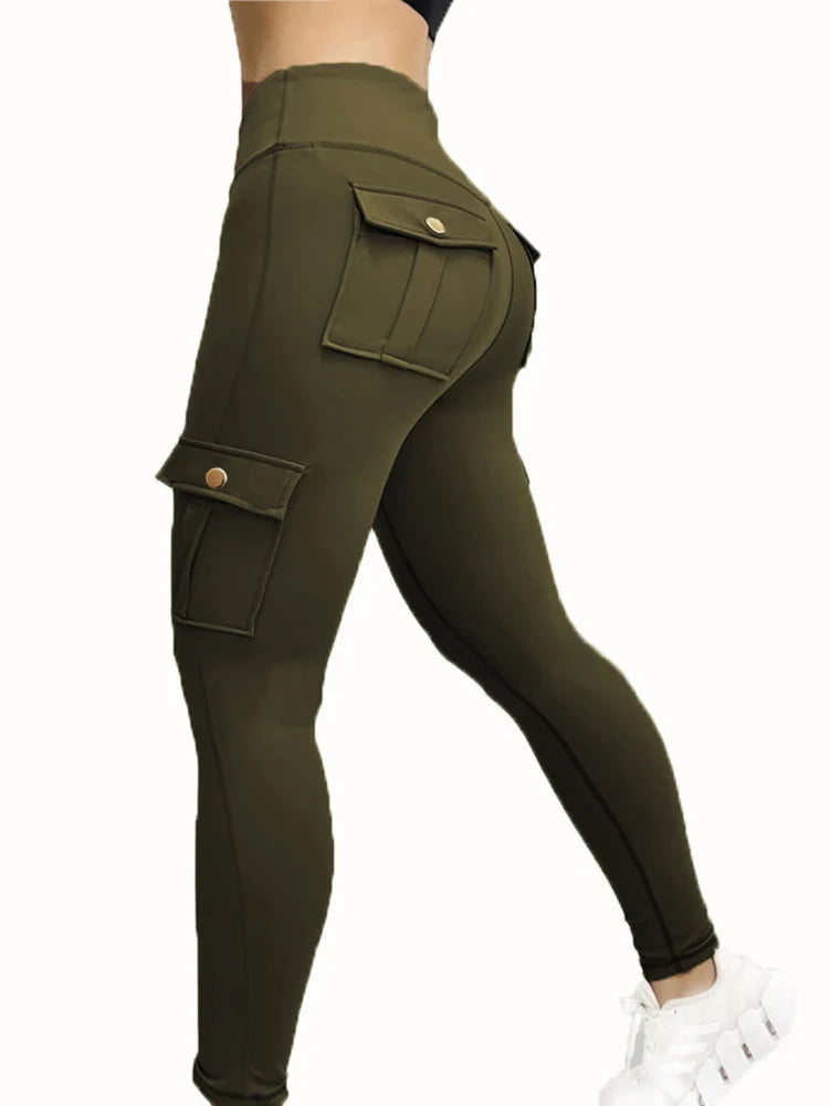 Leggings de Cintura Alta con Bolsillos – Ajuste Deportivo y Estilo Casual