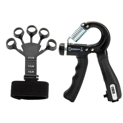 Kit de Entrenador de Mano 6 en 1 – Fortalecedor de Agarre y Rehabilitación para Fitness y Terapia