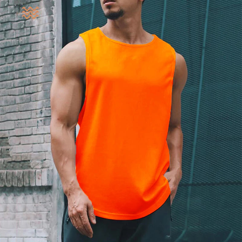 Camiseta Sin Mangas Deportiva Hombre – Tank Top de Entrenamiento para Gym, Running y Crossfit