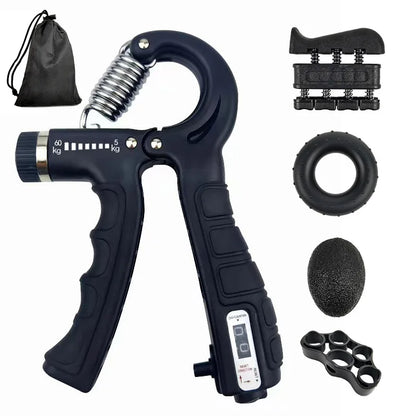 Kit de Entrenador de Mano 6 en 1 – Fortalecedor de Agarre y Rehabilitación para Fitness y Terapia