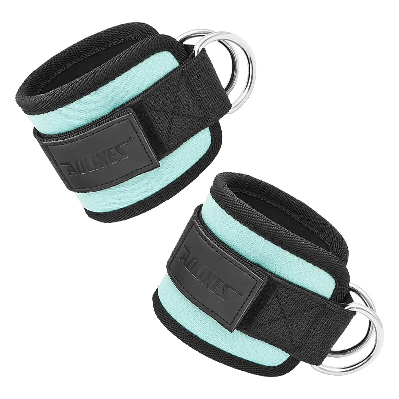 Correas Ajustables para Tobillo y Muñeca – Entrenamiento de Glúteos y Poleas en Gym