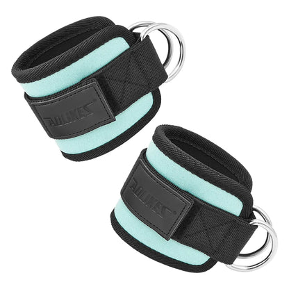 Correas Ajustables para Tobillo y Muñeca – Entrenamiento de Glúteos y Poleas en Gym