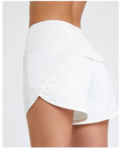 Short Deportivo de Mujer con Bolsillos – Cintura Elástica y Estilo Falda-Tenis