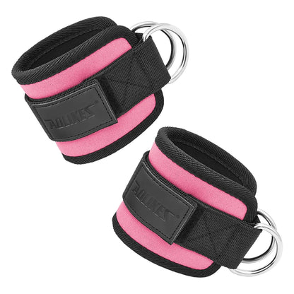 Correas Ajustables para Tobillo y Muñeca – Entrenamiento de Glúteos y Poleas en Gym