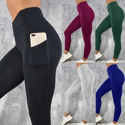 Leggings Push Up con Bolsillo – Talle Alto y Levanta Glúteos
