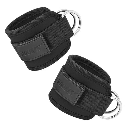 Correas Ajustables para Tobillo y Muñeca – Entrenamiento de Glúteos y Poleas en Gym