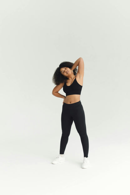 Leggings Push Up de Compresión con Tejido Opaco